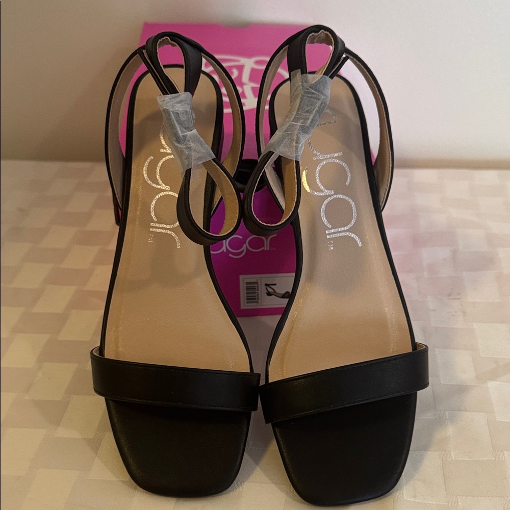 Brand new ladies strappy low heels sandals